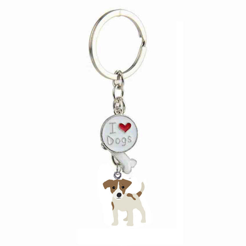 Dog Charm Keychain