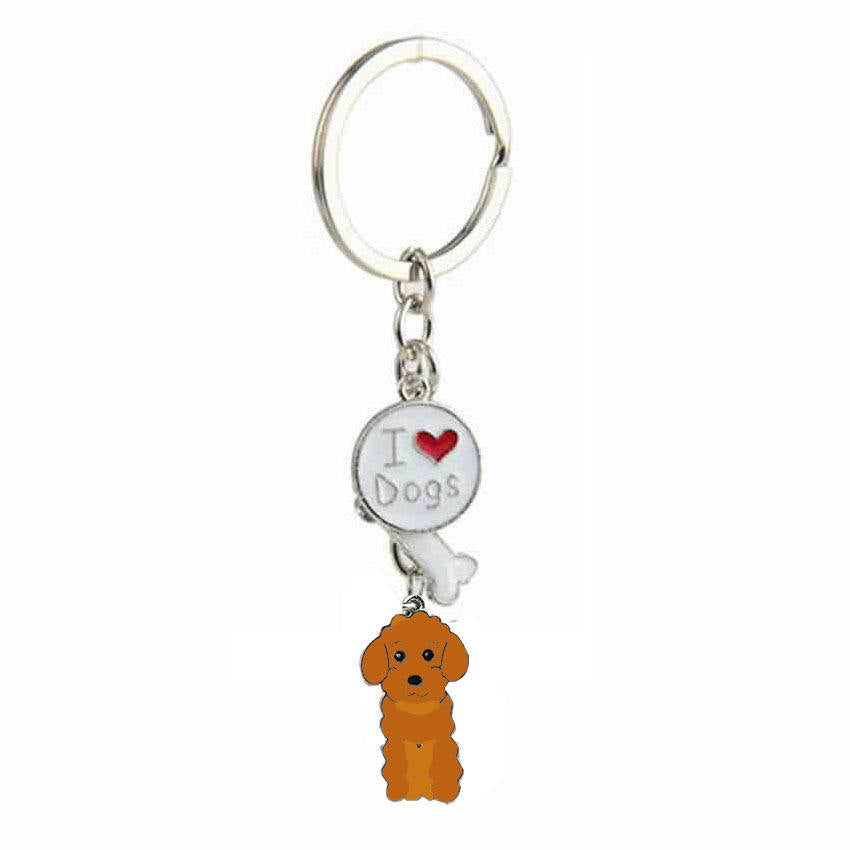 Dog Charm Keychain