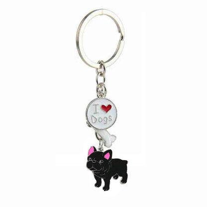 Dog Charm Keychain