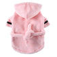 Cute Dog Bathrobe Pink