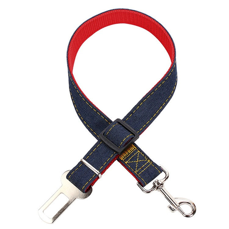 Adjustable Red Dog Seatbelt