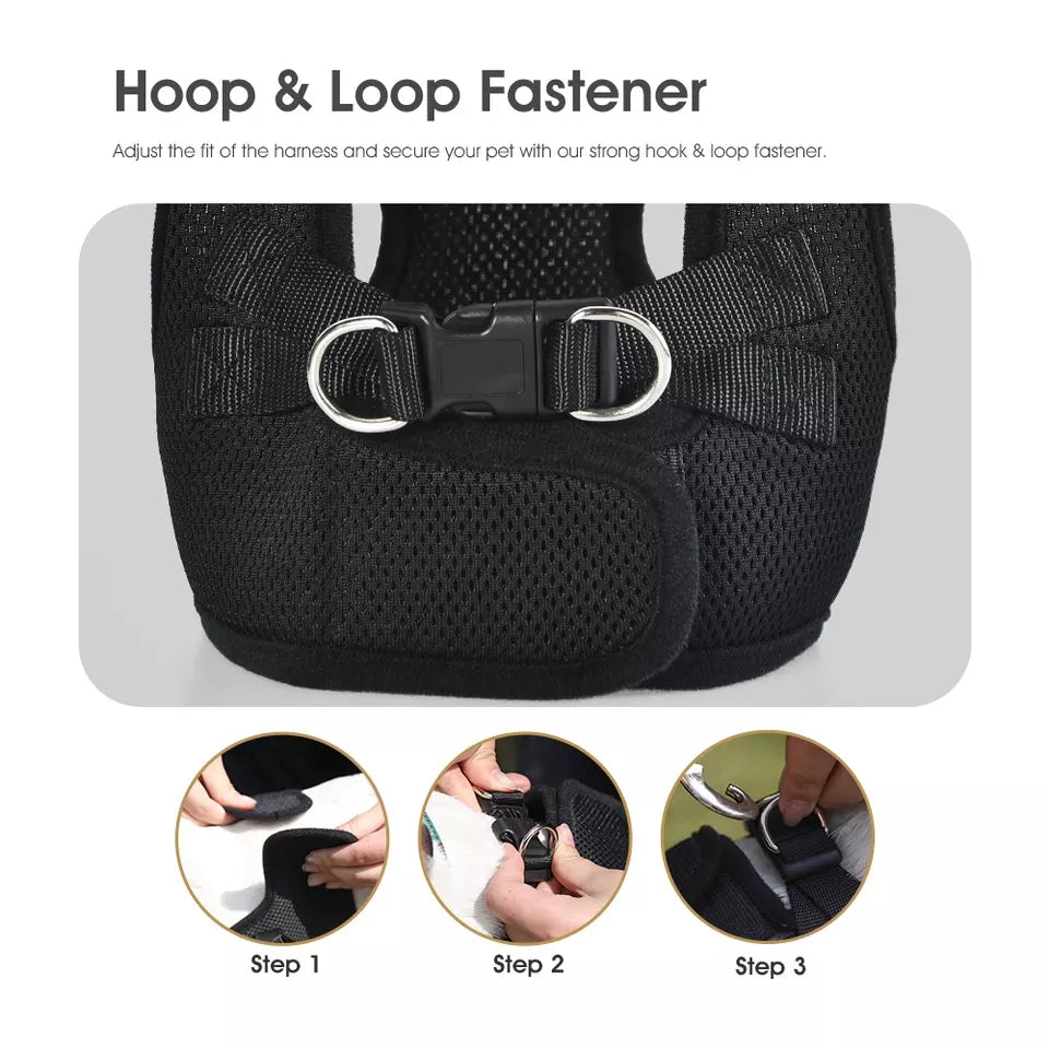 Breathable dog harness