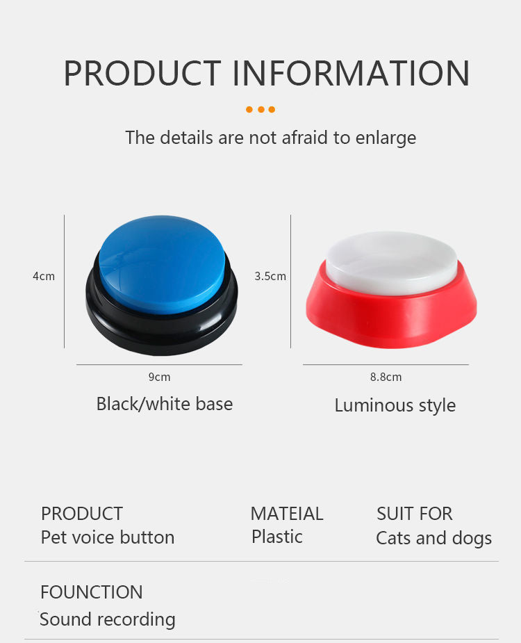 Dog Recordable Talking Button