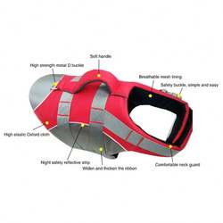 Dog Life Jacket - Reflective & Adjustable